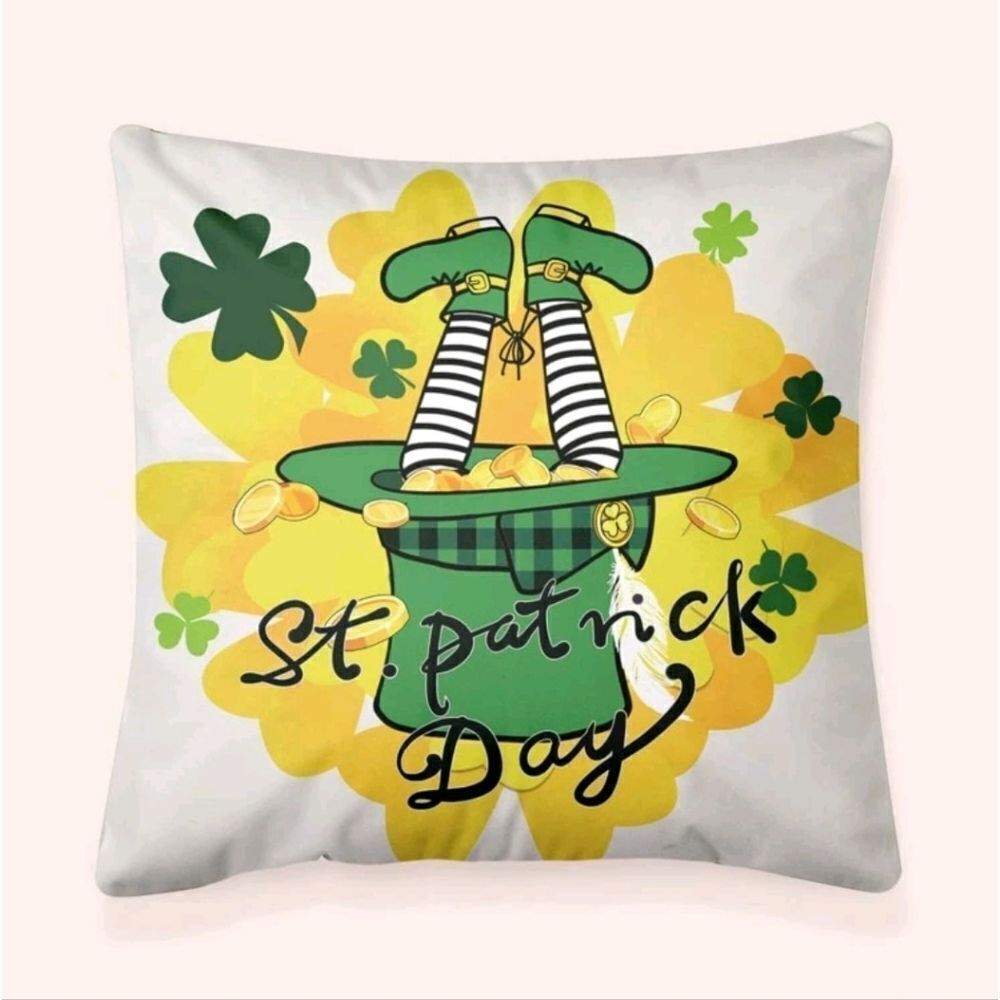 St Patrick's Day Pillow Cover ☘️